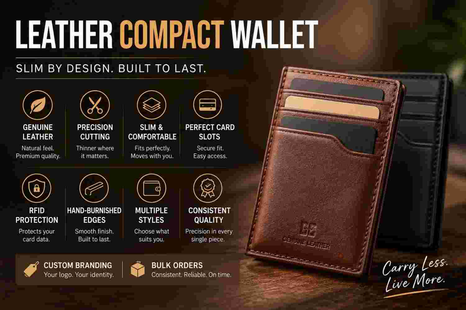 Slim by Design: What Makes a Leather Compact Wallet Worth Carrying