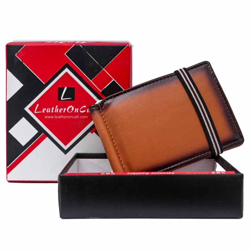 DD Elastic Money Clip Tan