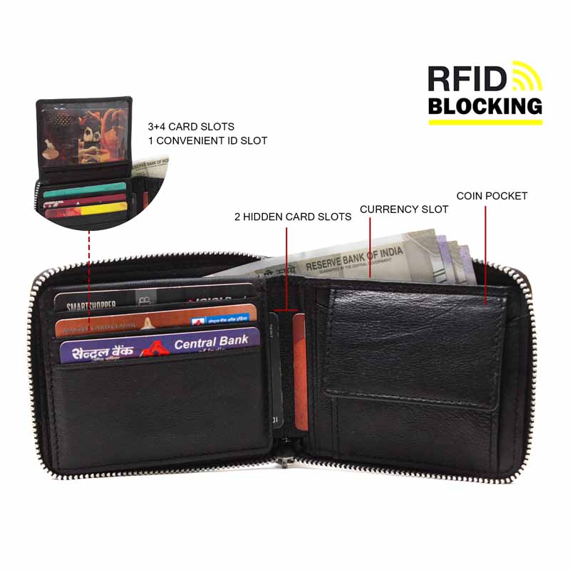 Zipper Nappa Flap